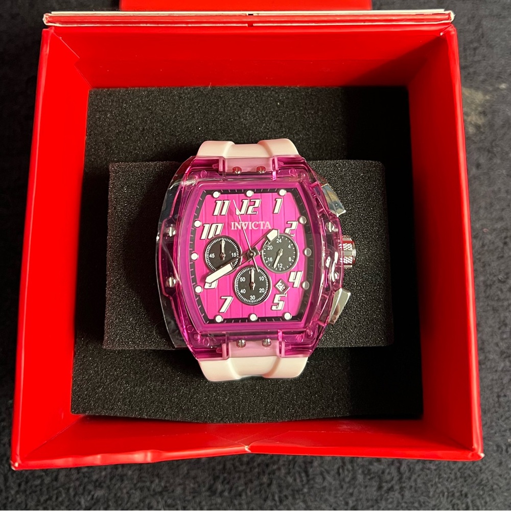 Invicta S1 Rally Kinesia Anatomic Men's Watch-47mm MOD-50079 Vibrant Purple(NWT)